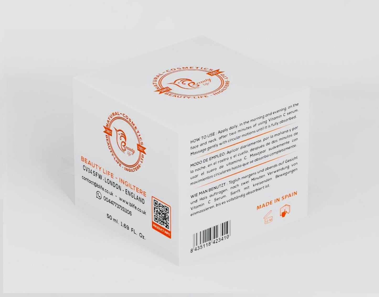 VITAMIN C CREAM & HYALURONIC ACID