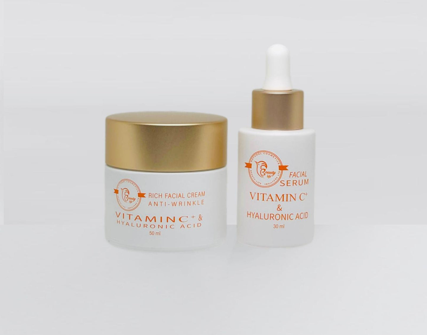 Vitamin C Hyaluronic acid set ( Cream & Serum )