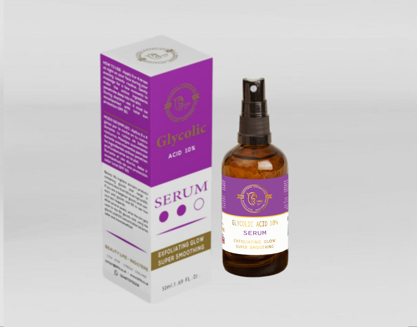 GLYCOLIC SERUM ACID 10% [ 50ML ]