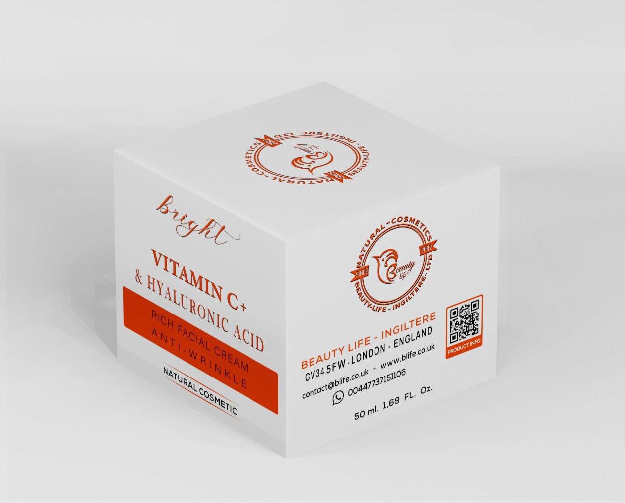 VITAMIN C CREAM & HYALURONIC ACID