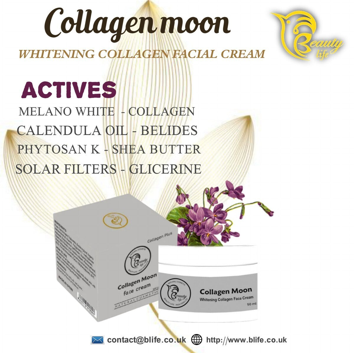 COLLAGEN WHITENING & ANTI -AGING FACE CREAM ( COLLAGEN MOON )