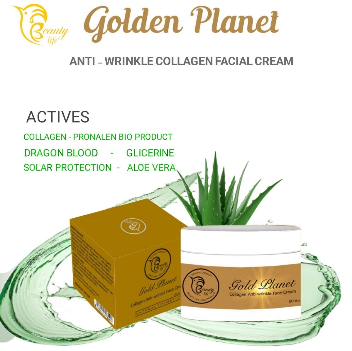 COLLAGEN FACIAL CREAM ( GOLD PLANET)